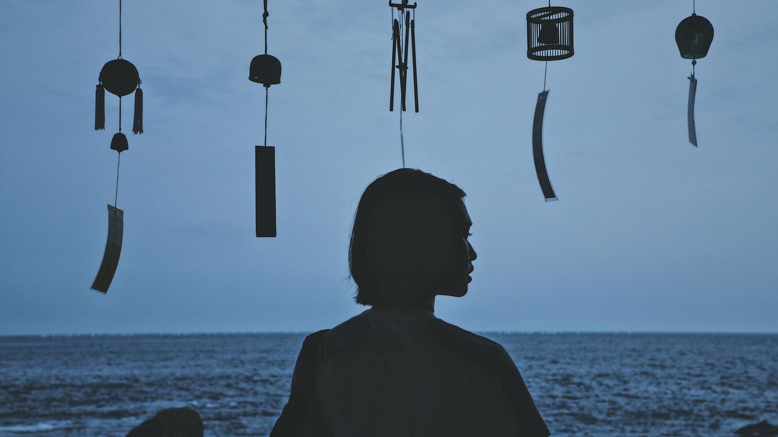 夕暮れの千倉の海